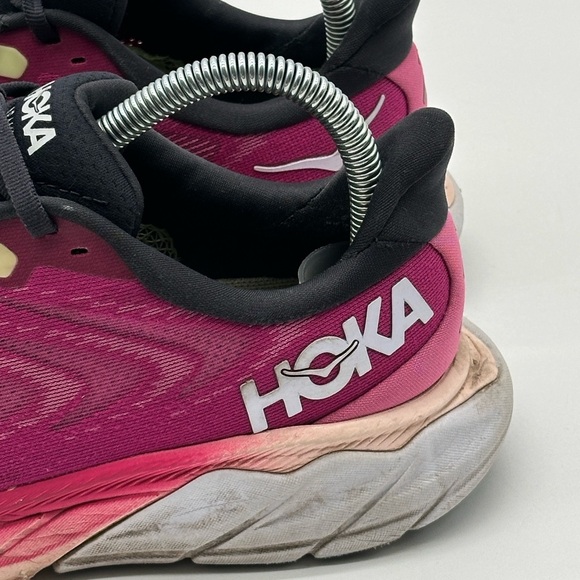 Hoka one one arahi 6 fuchsia pink Running sneakers Shoes 1123195 FFIR womens 8 - Picture 8 of 13